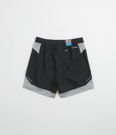 Columbia Three Pitch 5" Shorts - Black / Columbia Grey