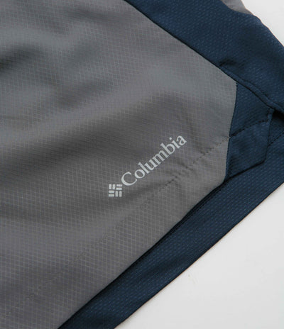 Columbia Three Pitch 5" Shorts - City Grey / Collegiate Navy