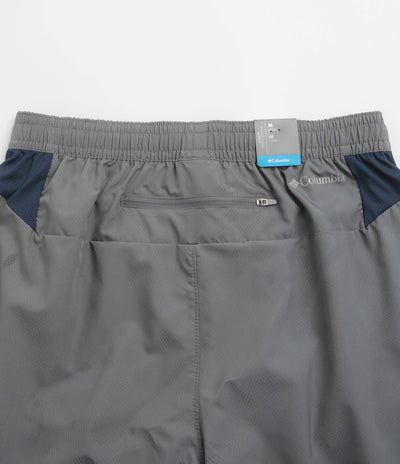 Columbia Three Pitch 5" Shorts - City Grey / Collegiate Navy