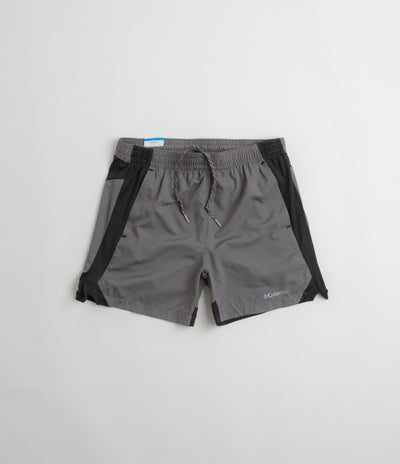 Columbia Three Pitch 5" Shorts - City Grey / Black
