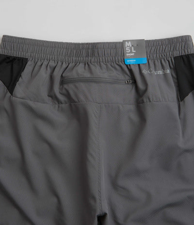 Columbia Three Pitch 5" Shorts - City Grey / Black