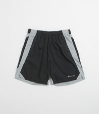 Columbia Three Pitch 7" Shorts in Black and Columbia Grey