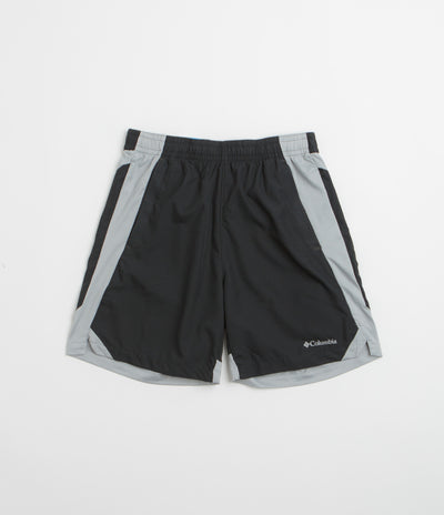Columbia Three Pitch 7" Shorts - Black / Columbia Grey
