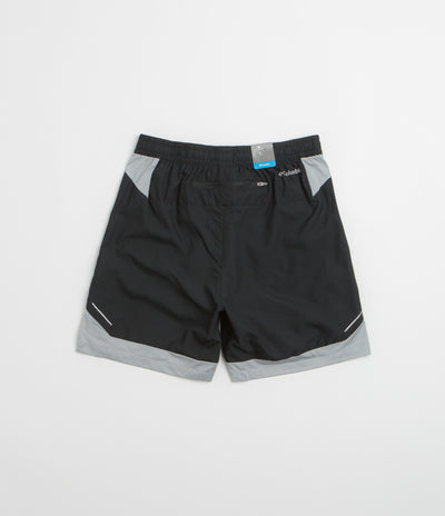 Columbia Three Pitch 7" Shorts - Black / Columbia Grey