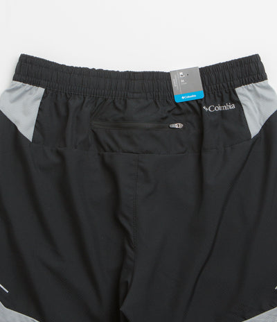 Columbia Three Pitch 7" Shorts - Black / Columbia Grey
