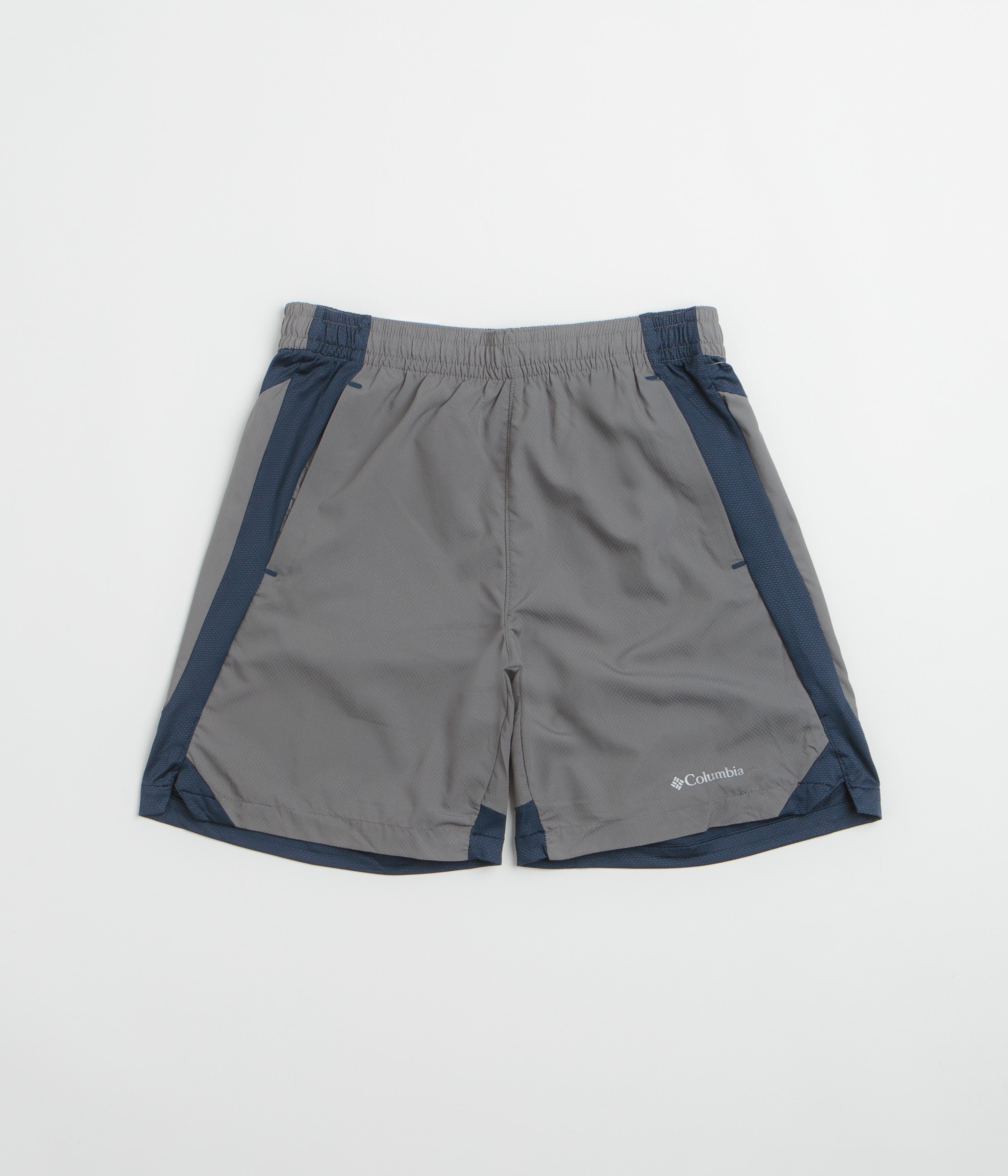 Columbia Three Pitch 7" Shorts - City Grey / Collegiate Navy