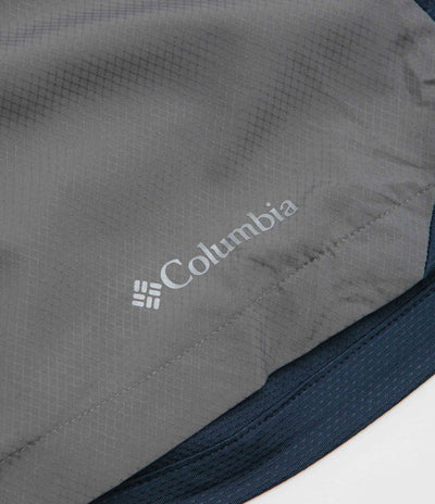 Columbia Three Pitch 7" Shorts - City Grey / Collegiate Navy
