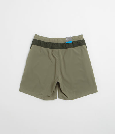 Columbia Vital Valley Shorts in Stone Green and Greenscape
