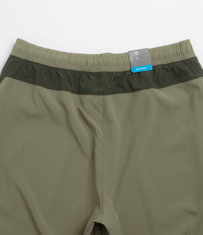 Columbia Vital Valley Shorts in Stone Green and Greenscape
