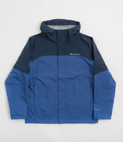Columbia Wahkeena Falls 3L Shell Jacket - Mountain Blue / Collegiate Navy