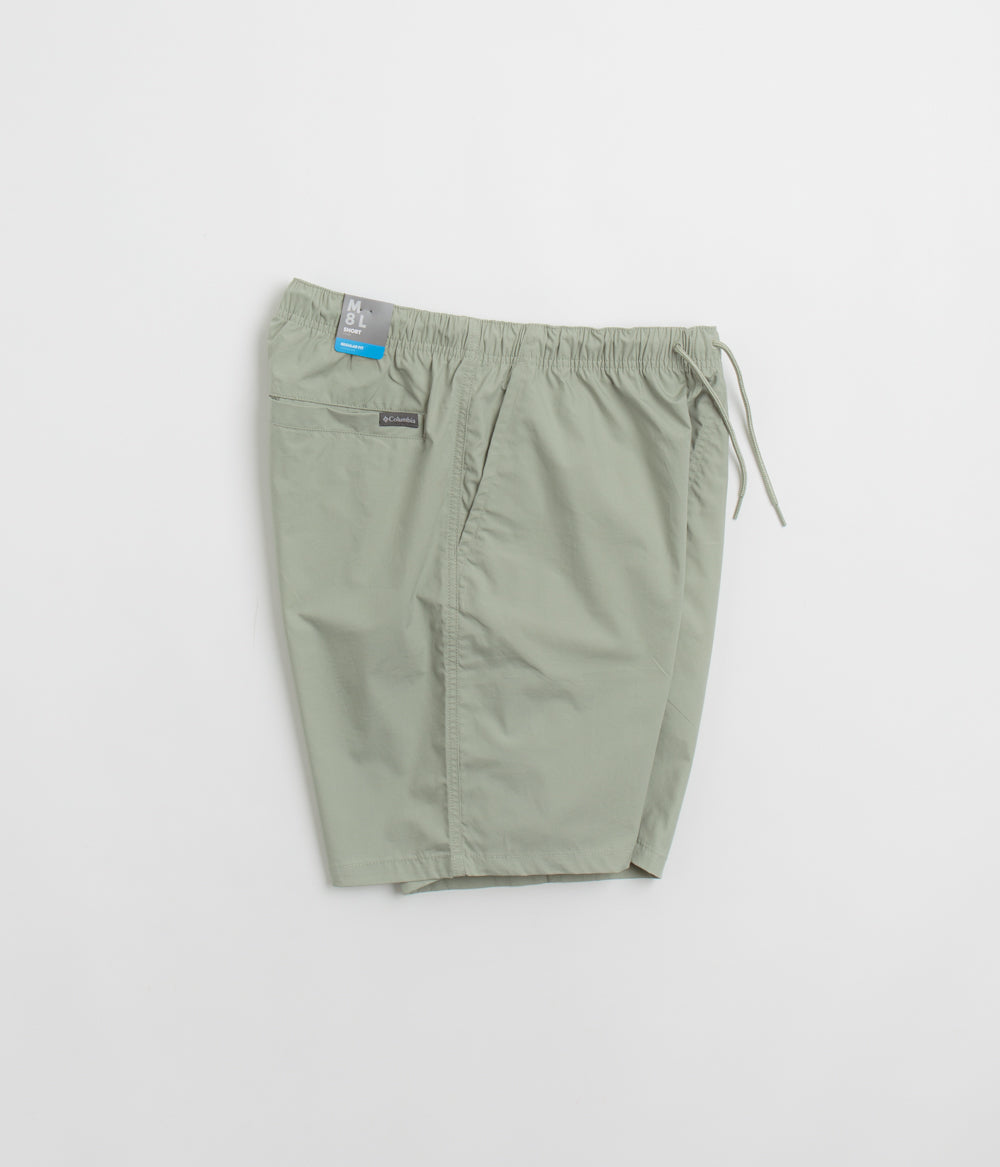 Columbia Mens Fishing Outdoors Flat Front Shorts Green UPF30 Columbia Mens Fishing Outdoors Flat Front Shorts Green UPF30