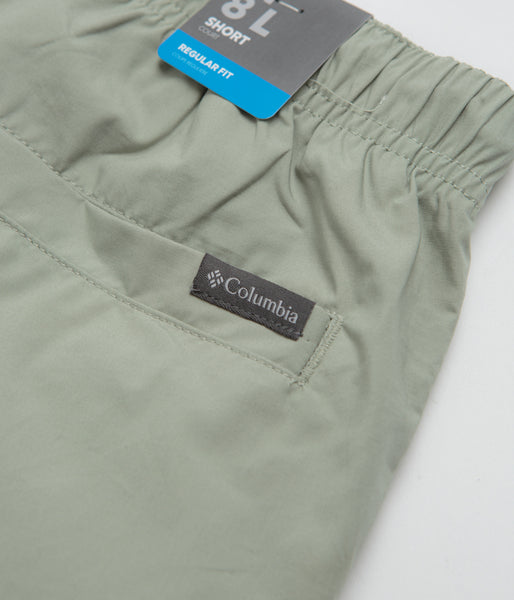 Columbia Washed Out Short – Pantaloncini Uomo Da Escursionismo In Cotone, Vita Elastica, 32W X 10L, Inchiostro Indiano