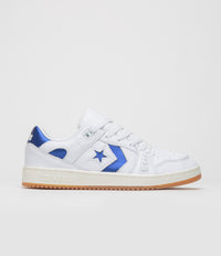 Converse AS-1 Pro Ox Shoes in White and Blue / Egret