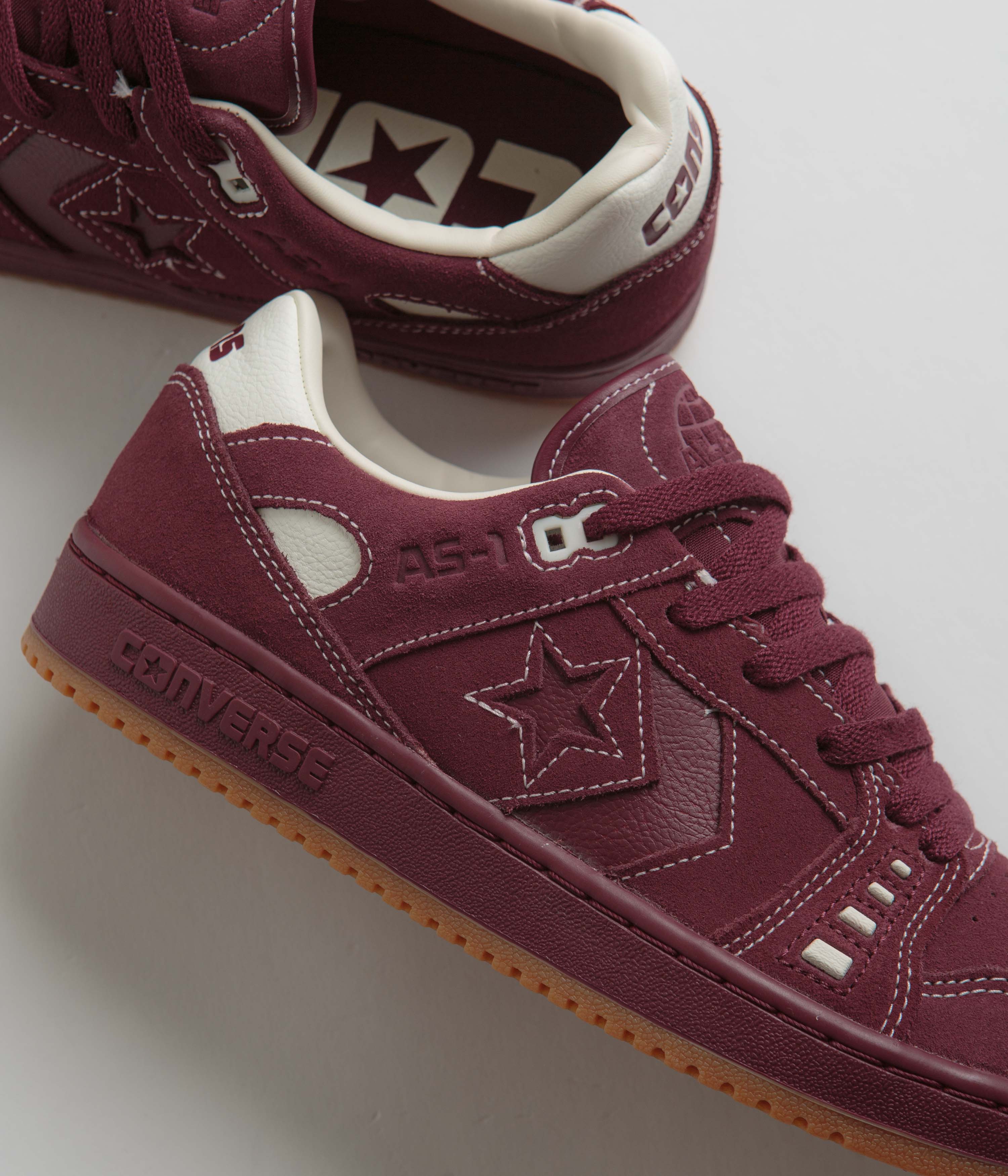 Converse AS-1 Pro Shoes - Dark Burgundy / Egret / Gum | Flatspot