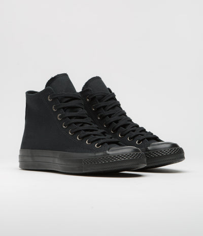 Converse Chuck 70 Hi Shoes - Black / Almost Black / Black