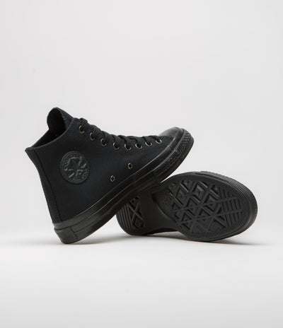 Converse Chuck 70 Hi Shoes - Black / Almost Black / Black