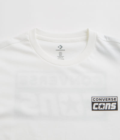 Converse Cons Graphic T-Shirt in White and Black