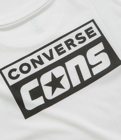 Converse Cons Graphic T-Shirt in White and Black