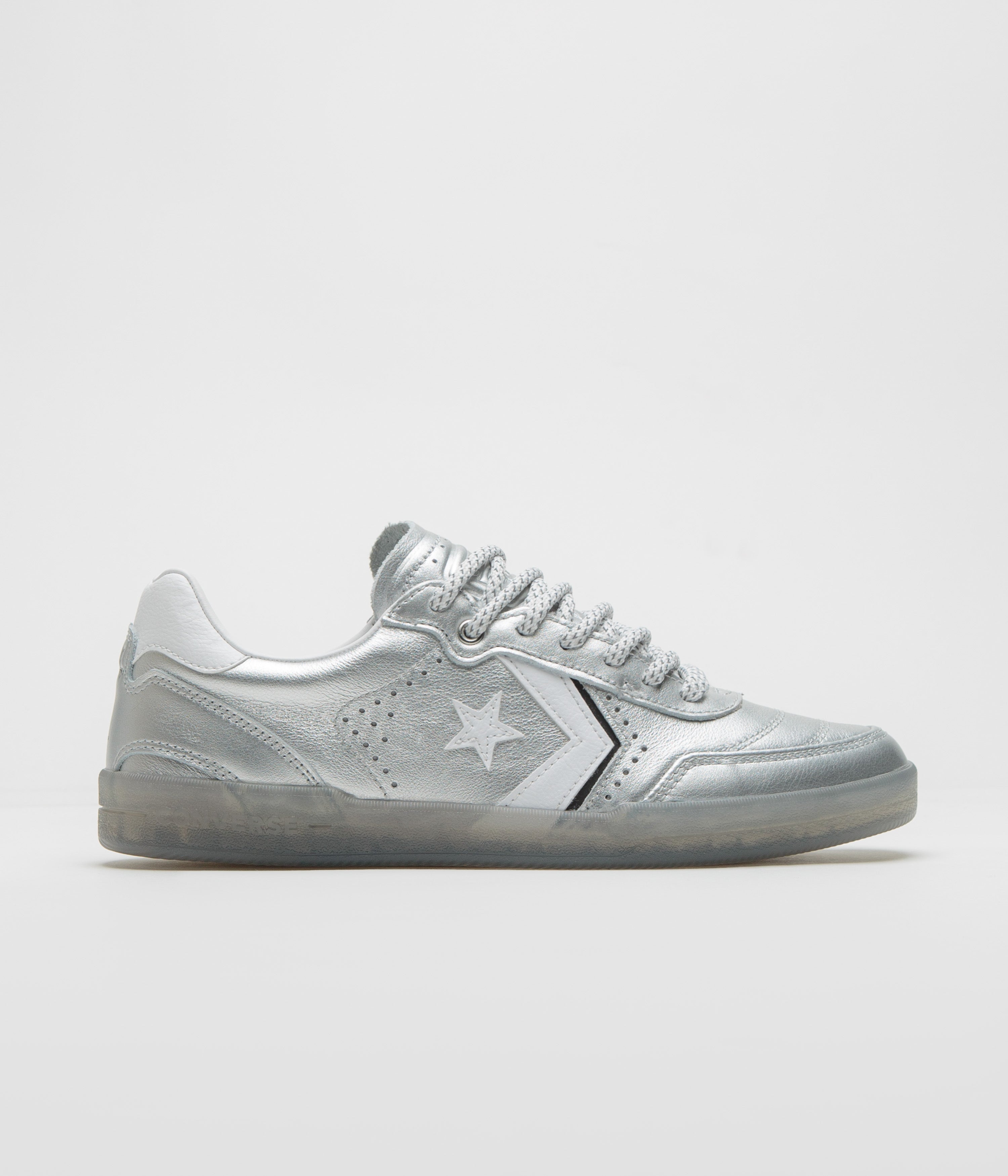 Converse Cons Louie Lopez Pro 2 Ox Shoes in Silver and White / Black