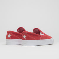 Converse Cons One Star CC Slip Pro Shoes - Red / White / Gum thumbnail