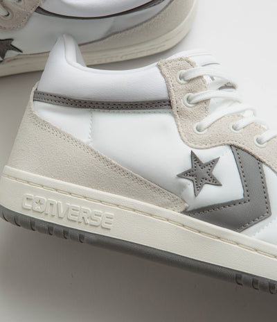 Converse Fastbreak Mid Shoes - White / Vaporous Grey / White