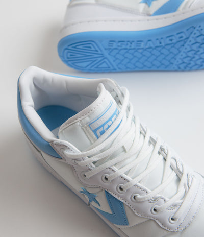 Converse Fastbreak Pro Mid Shoes - White / Light Blue / White