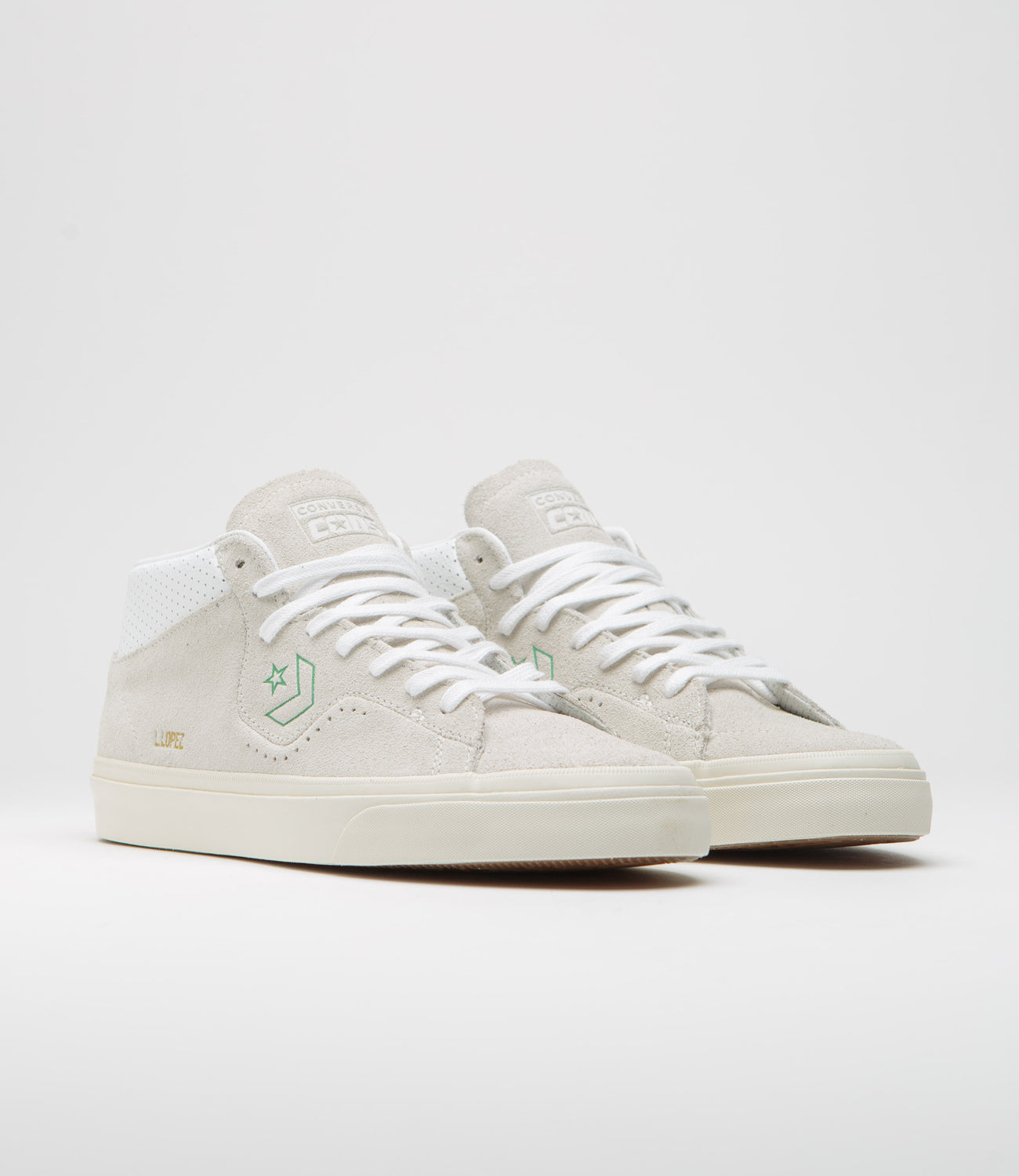 Converse Louie Lopez Pro Mid Shoes Vaporous Gray White Flatspot