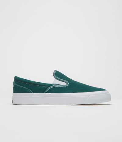 Converse One Star CC Slip Pro Shoes in Rubber Plant and White / White