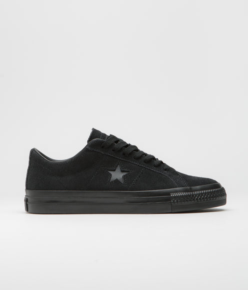 Converse One Star Pro Ox Shoes - Black / Black / Black / Black