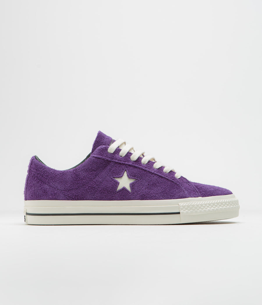 Converse One Star Pro Ox Shoes - Night Purple / Egret / Black