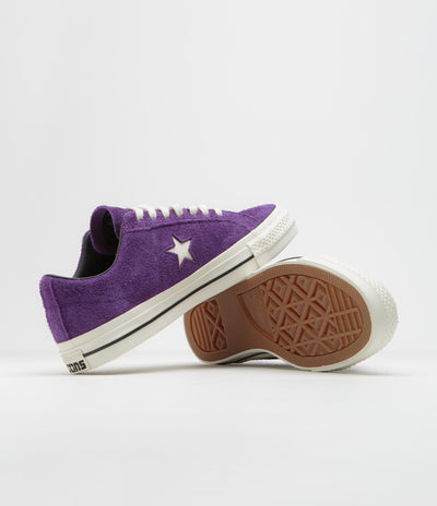 Converse One Star Pro Ox Shoes - Night Purple / Egret / Black