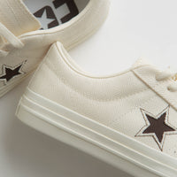 Converse One Star Pro Shoes - Converse One Star white leather sneakers thumbnail