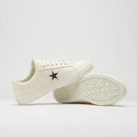 Converse One Star Pro Shoes - Converse One Star white leather sneakers thumbnail