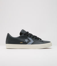 Converse PL Vulc Pro Ox Shoes - Black / Lunar Grey / Egret
