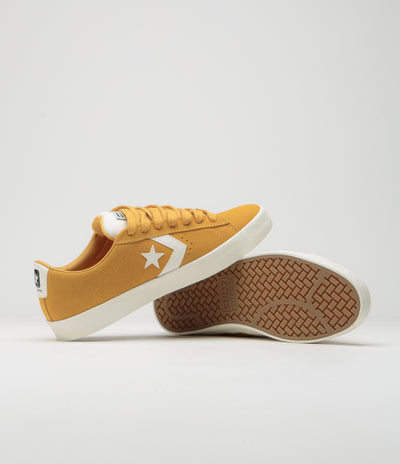 Converse PL Vulc Pro Ox Shoes in Sunflower Gold and Egret