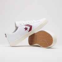 Converse PL Vulc Pro Ox Shoes - White / Deep Bordeaux / Egret thumbnail