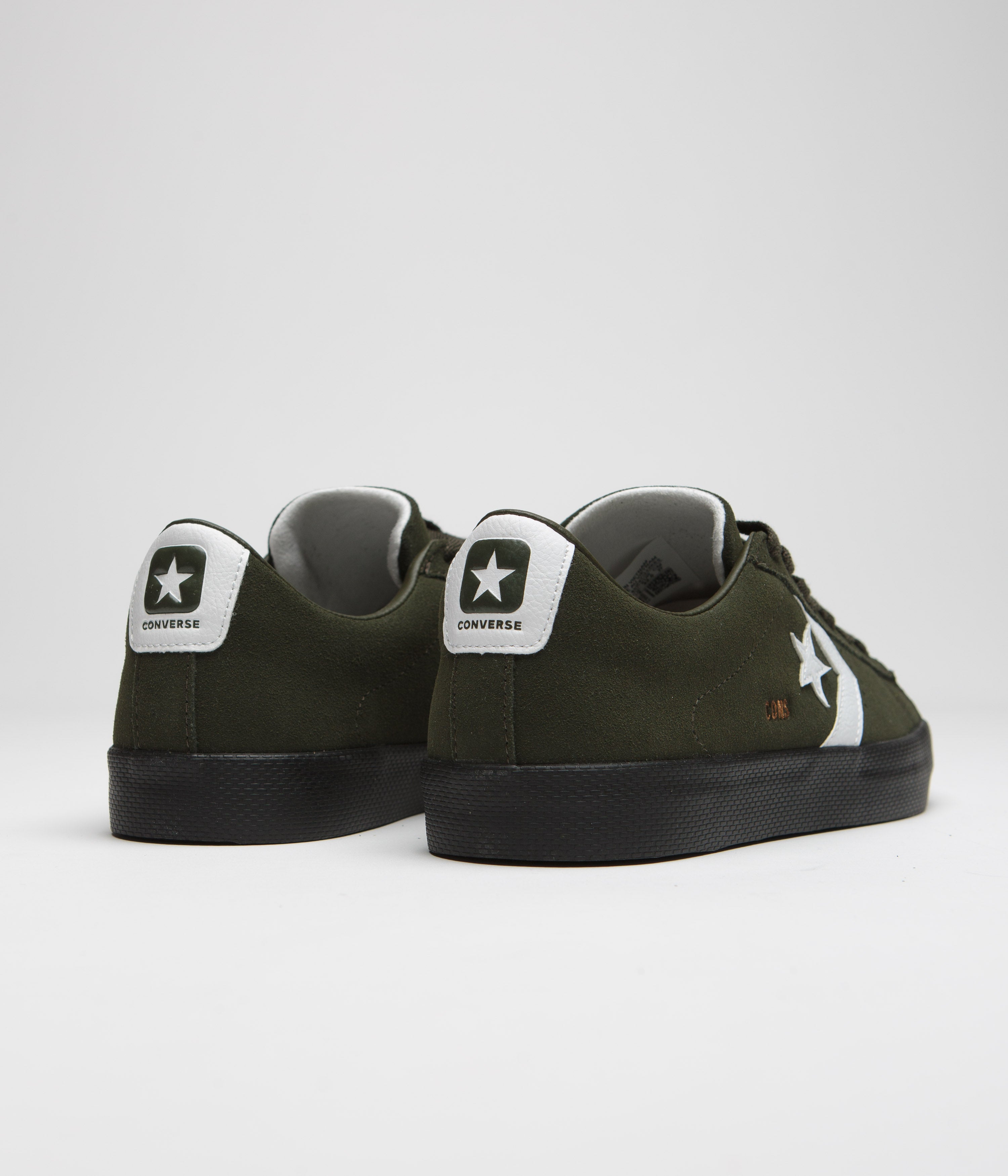 Converse Pro Leather Fall Tone Shoes - Forest Shelter / White / Black ...