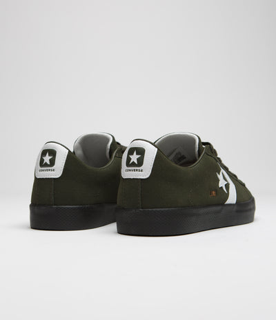 Converse Pro Leather Fall Tone Shoes - Forest Shelter / White / Black