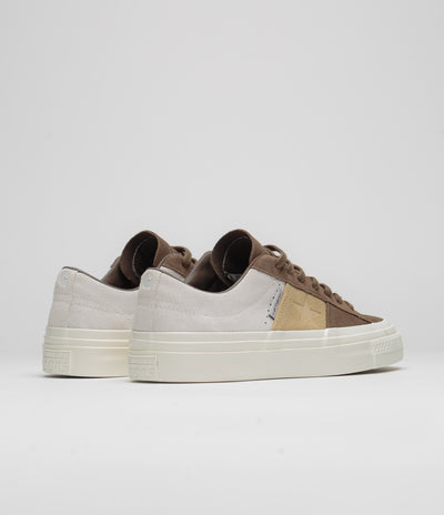 Converse x Carhartt WIP One Star Academy Pro Shoes in Dark Earth and Starfish / Egret