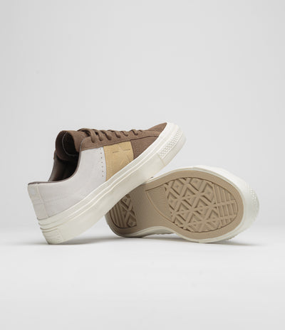 Converse x Carhartt WIP One Star Academy Pro Shoes in Dark Earth and Starfish / Egret