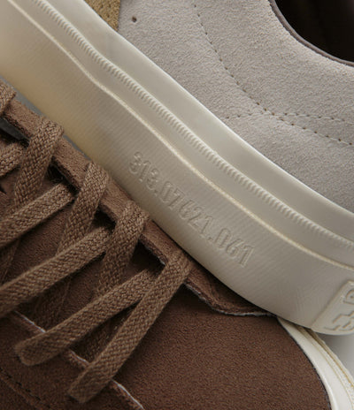 Converse x Carhartt WIP One Star Academy Pro Shoes in Dark Earth and Starfish / Egret