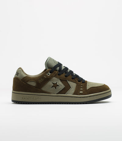 Converse x Sneeze Mag AS-1 Pro Ox Shoes in Olive Submarine and Surplus Olive / Black