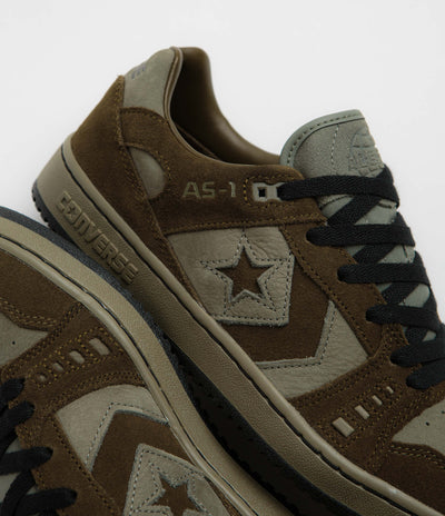 Converse x Sneeze Mag AS-1 Pro Ox Shoes in Olive Submarine and Surplus Olive / Black