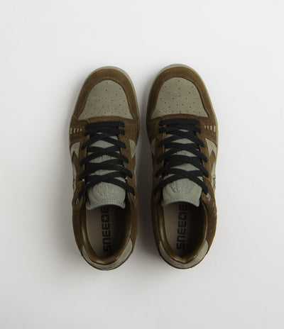 Converse x Sneeze Mag AS-1 Pro Ox Shoes in Olive Submarine and Surplus Olive / Black