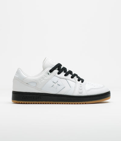Converse x Sneeze Mag AS-1 Pro Ox Shoes in White and Black / Gum Honey
