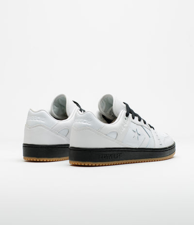 Converse x Sneeze Mag AS-1 Pro Ox Shoes in White and Black / Gum Honey