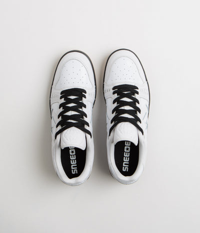 Converse x Sneeze Mag AS-1 Pro Ox Shoes in White and Black / Gum Honey