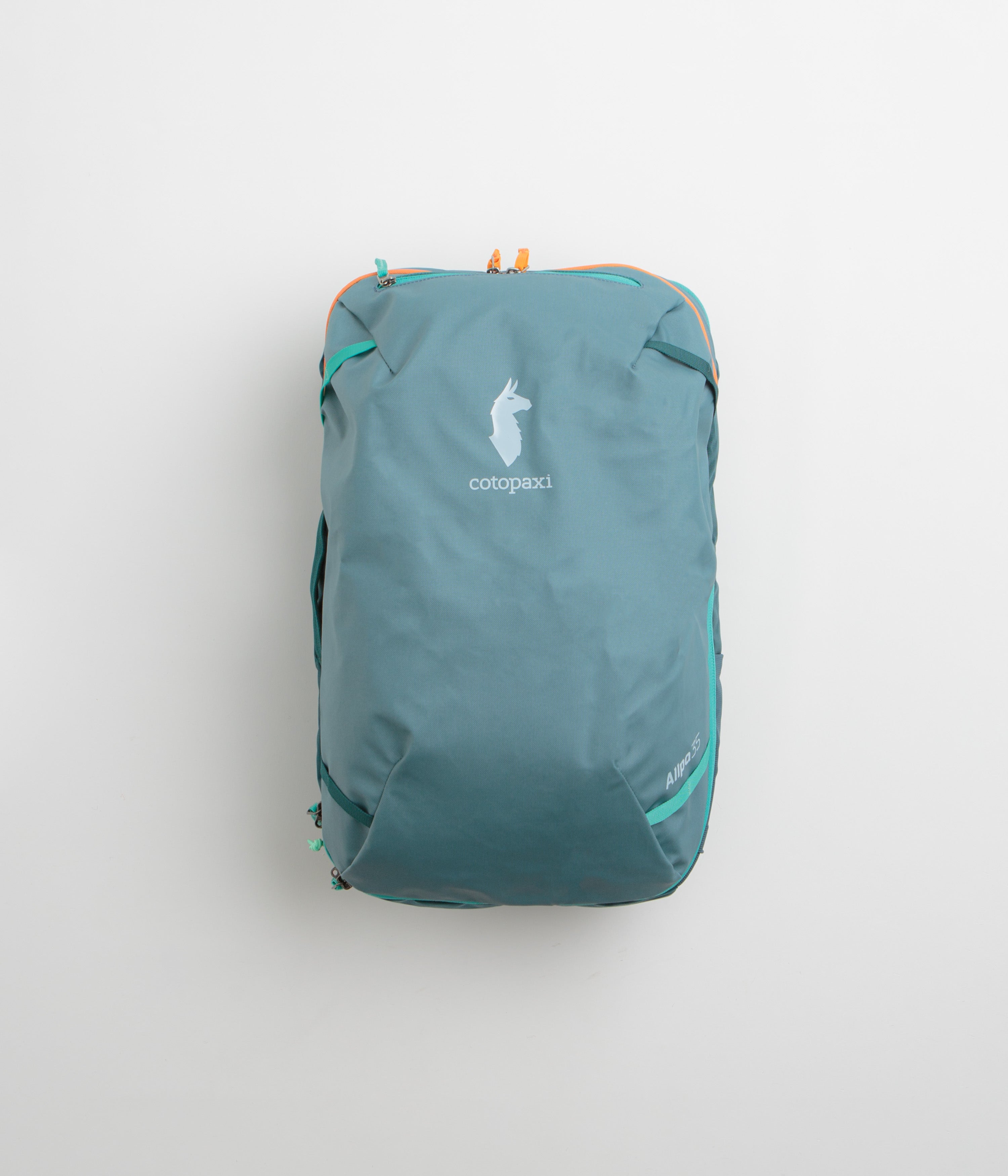 Cotopaxi Allpa 35L Travel Pack in Blue Spruce and Abyss