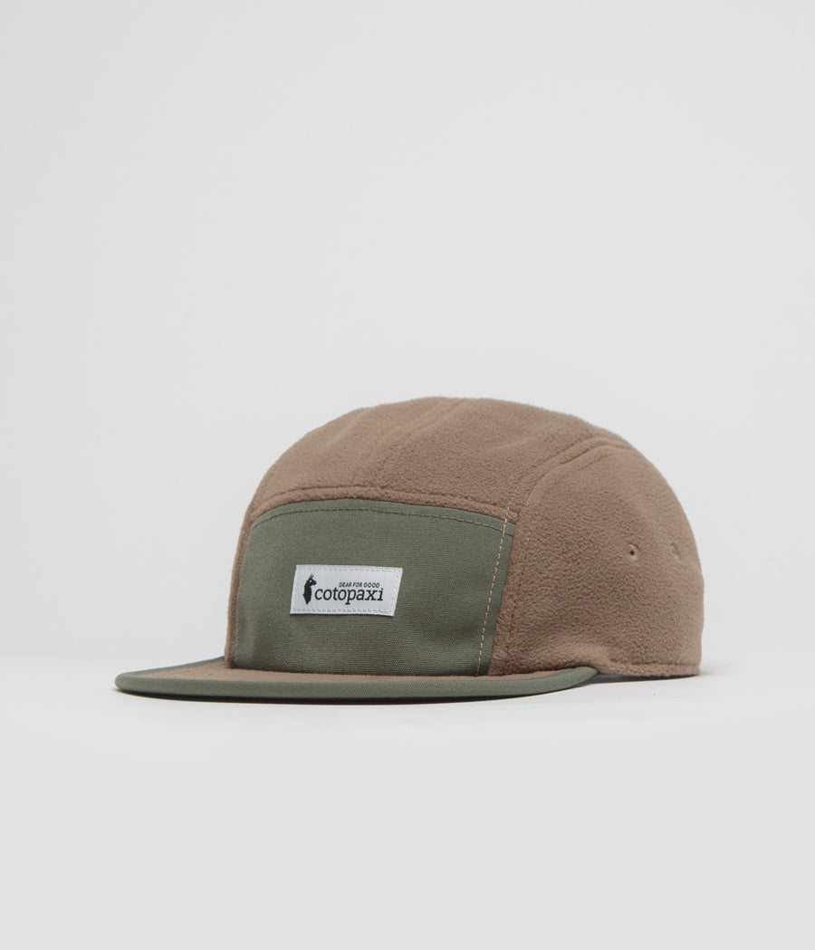 Cotopaxi Fleece 5 Panel Cap in Fatigue and Dune