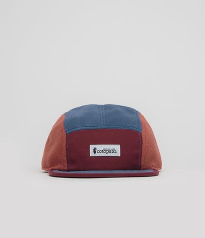 Cotopaxi Fleece 5 Panel Cap - Mulberry / Deep Sea